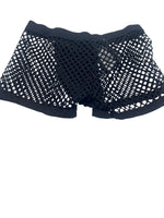 BodyQ Male Lingerie - Sexy Men’s Underwear Boxer – Black Fish Net- S/ M / L