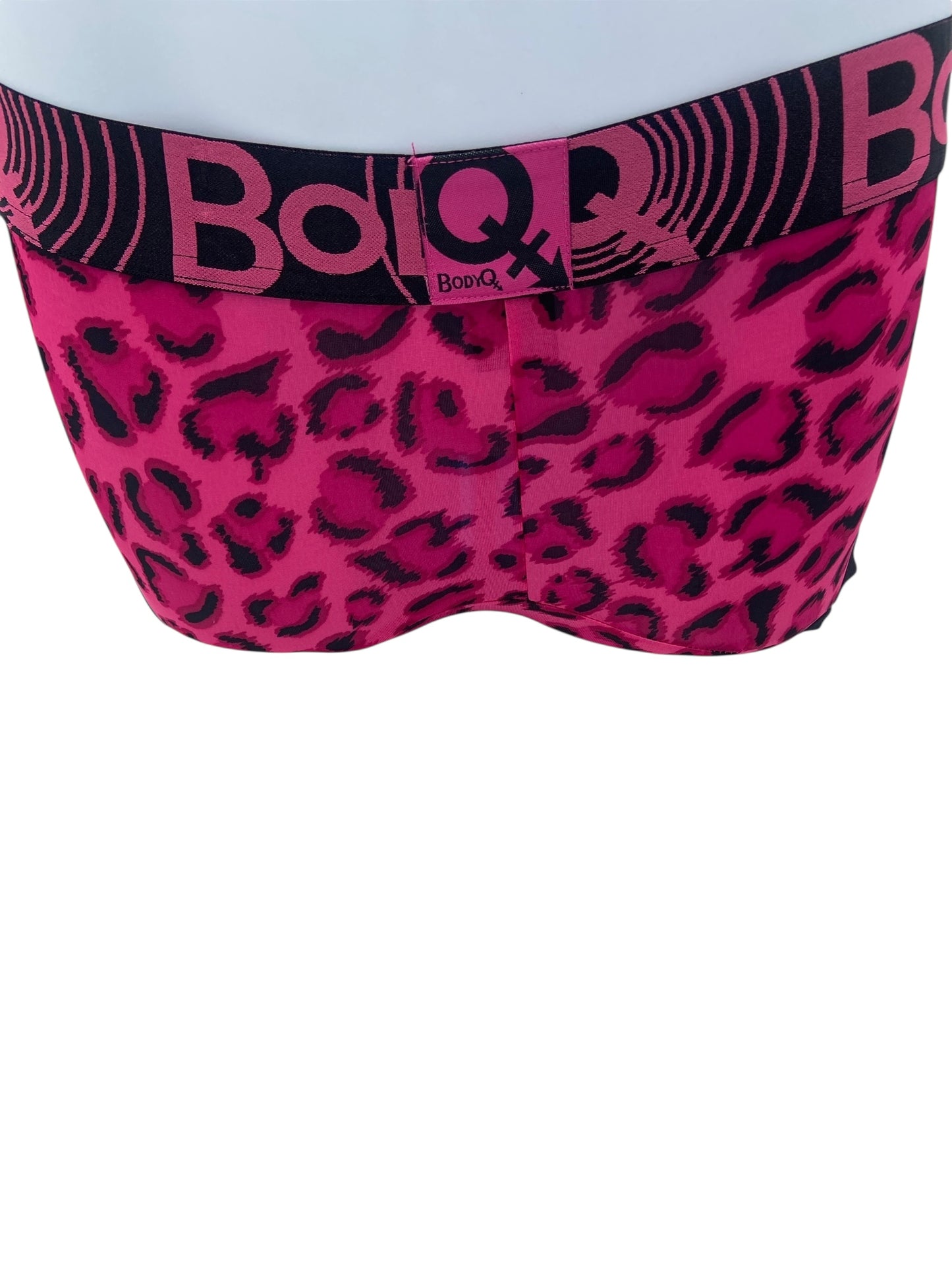 BodyQ Male Lingerie - Sexy Men’s Underwear Boxer – Pink Black - S/M/L/XL