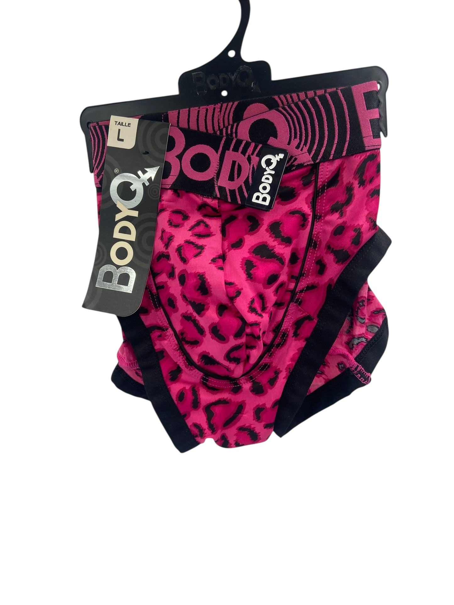 BodyQ Male Lingerie - Sexy Men’s Underwear Boxer – Pink Black - S/M/L/XL
