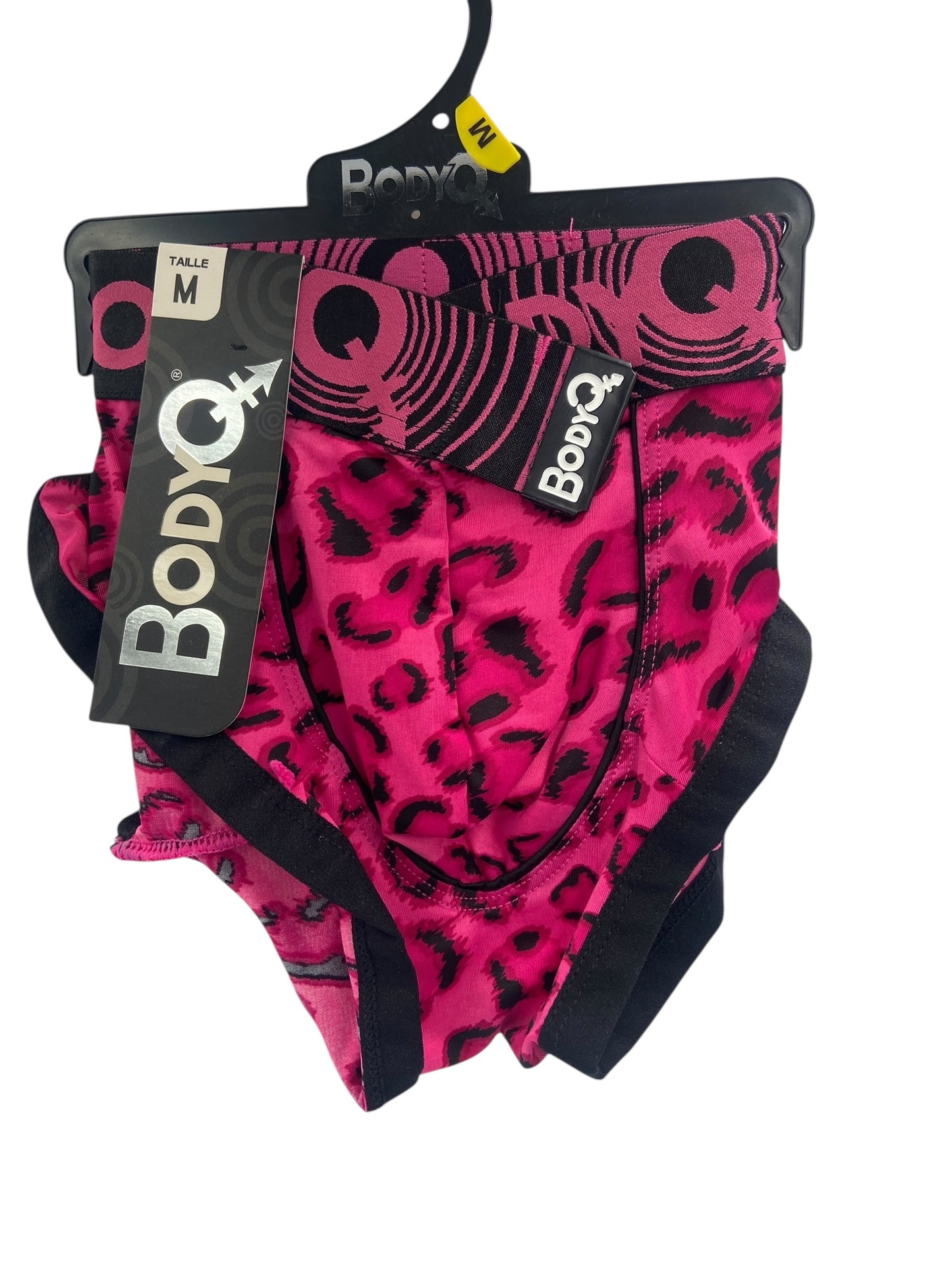 BodyQ Male Lingerie - Sexy Men’s Underwear Boxer – Pink Black - S/M/L/XL