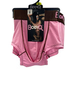 BodyQ Male Lingerie - Sexy Men’s Underwear Boxer – Pink Brown Band - XS / S / M