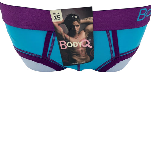 BodyQ Male Lingerie - Sexy Men’s Underwear Boxer – Blue Purple - XS / S