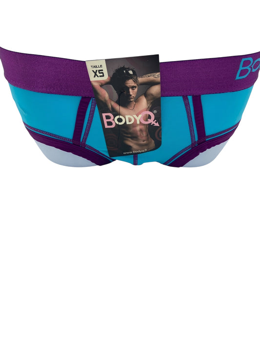BodyQ Male Lingerie - Sexy Men’s Underwear Boxer – Blue Purple - XS / S