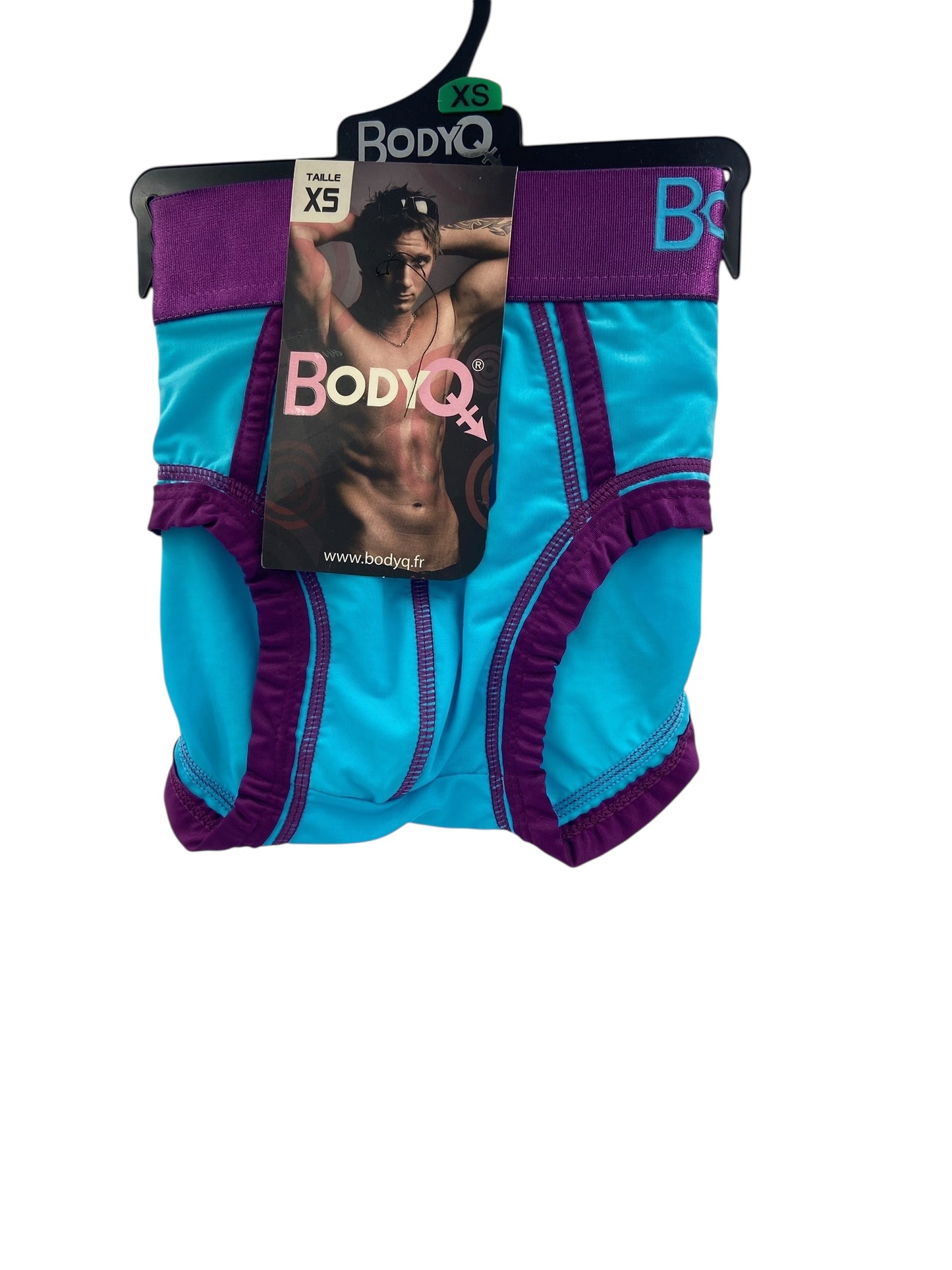 BodyQ Male Lingerie - Sexy Men’s Underwear Boxer – Blue Purple - XS / S
