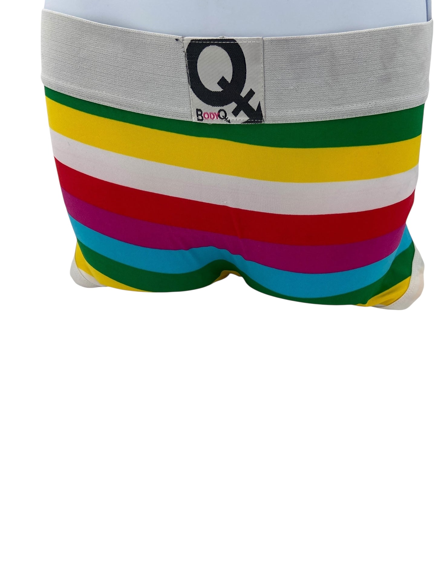 BodyQ Male Lingerie - Sexy Men’s Underwear Boxer – Rainbow  - S/ M/ L