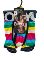 BodyQ Male Lingerie - Sexy Men’s Underwear Boxer – Rainbow  - S/ M/ L