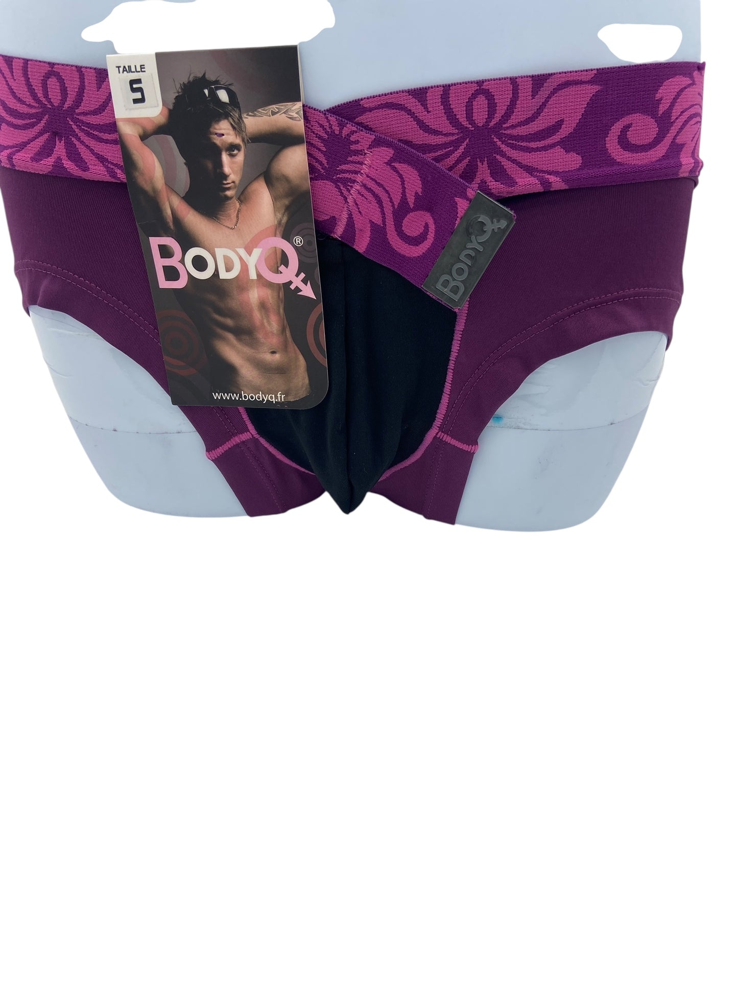 BodyQ Male Lingerie - Sexy Men’s Underwear Boxer – Purple Light Purple - XS -S - M
