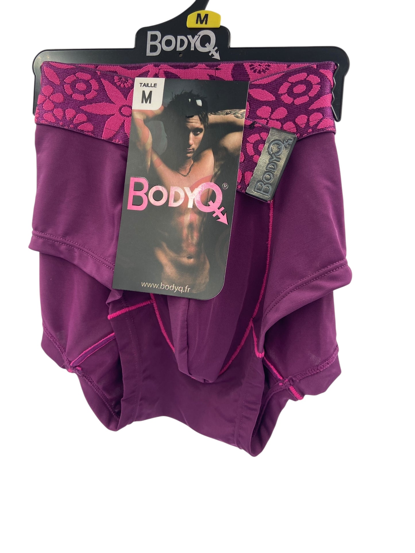 BodyQ Male Lingerie - Sexy Men’s Underwear Boxer – Purple Light Purple - XS -S - M