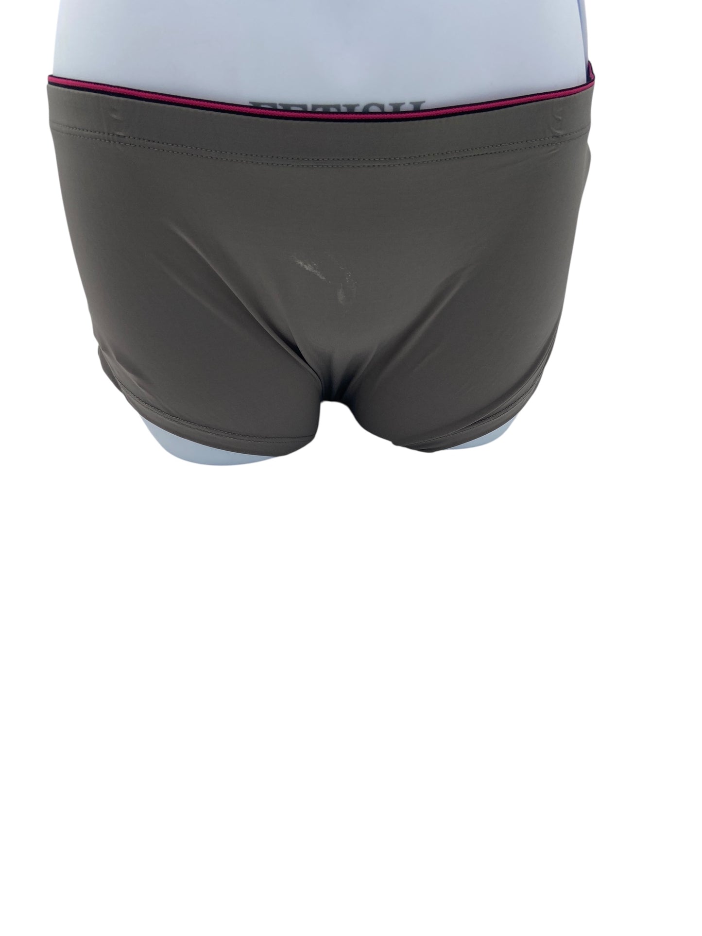 BodyQ Male Lingerie - Sexy Men’s Underwear Boxer –  Light Grey Pink Line - S - M - L - XL
