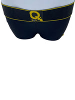 BodyQ Male Lingerie - Sexy Men’s Underwear Boxer – Black Yellow With Access  - S - L
