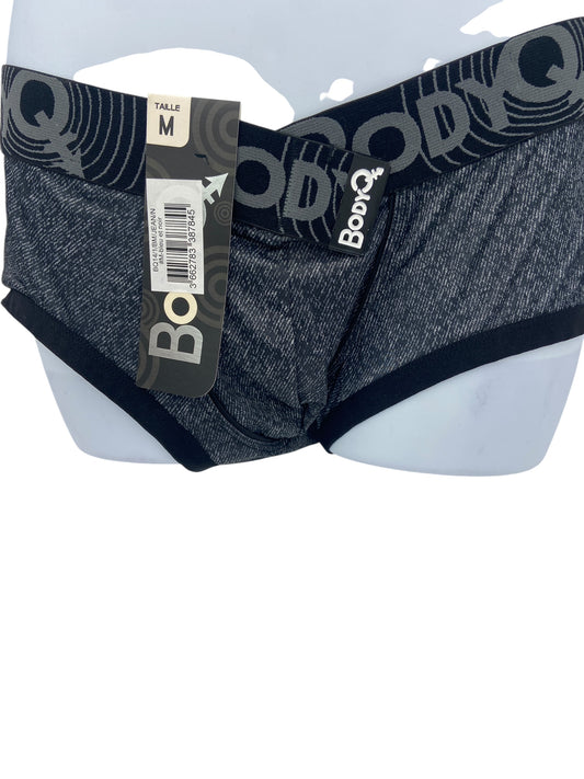 BodyQ Male Lingerie - Sexy Men’s Underwear Boxer – Grey Black - S M L XL