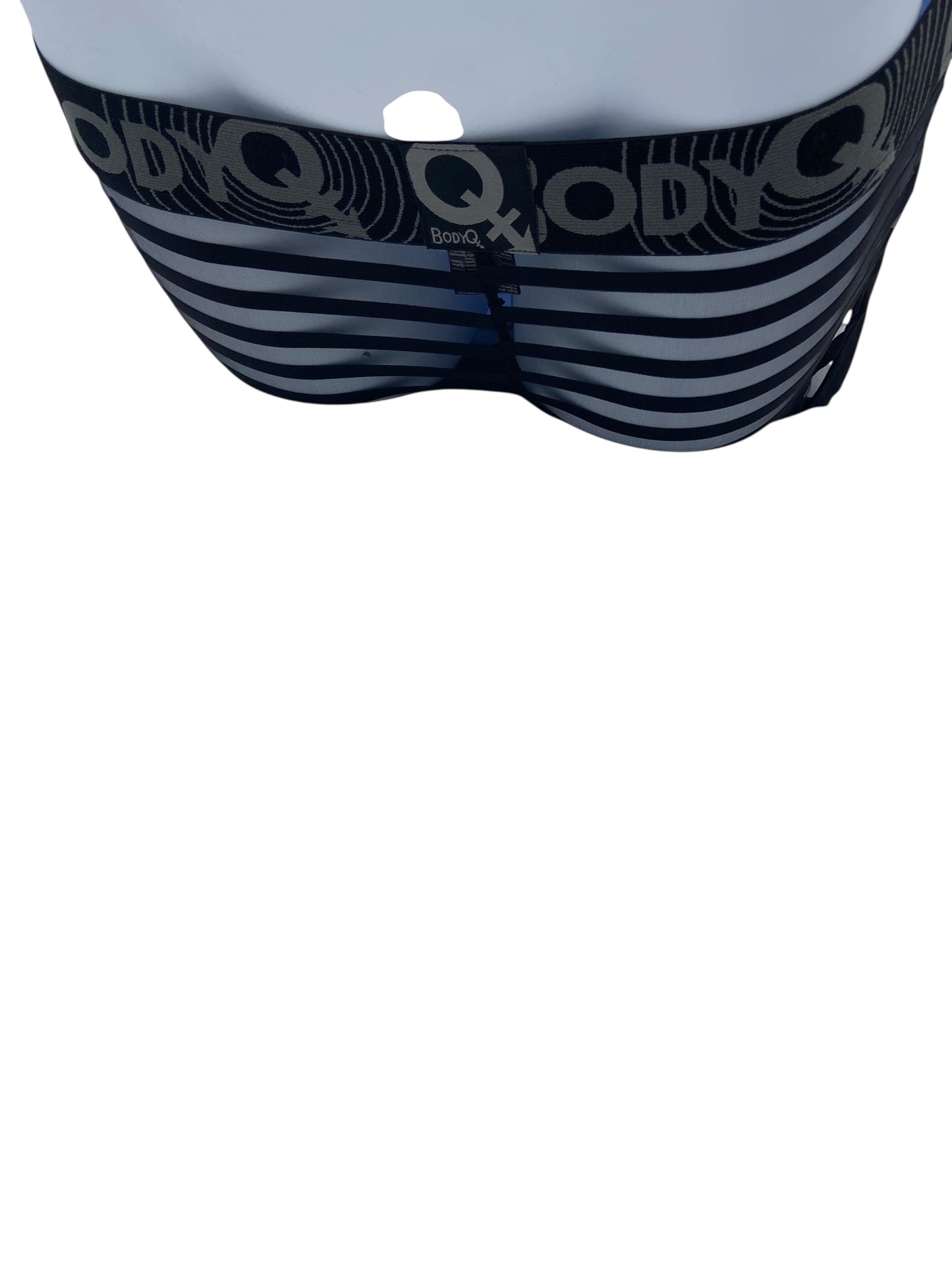 BodyQ Male Lingerie - Sexy Men’s Underwear Boxer – Black Net Stripes - S M L