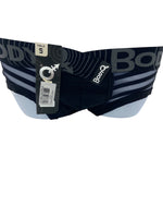 BodyQ Male Lingerie - Sexy Men’s Underwear Boxer – Black Net Stripes - S M L