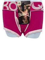 BodyQ Male Lingerie - Sexy Men’s Underwear Boxer – Pink White Access - XS - S