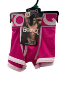 BodyQ Male Lingerie - Sexy Men’s Underwear Boxer – Pink White Access - XS - S