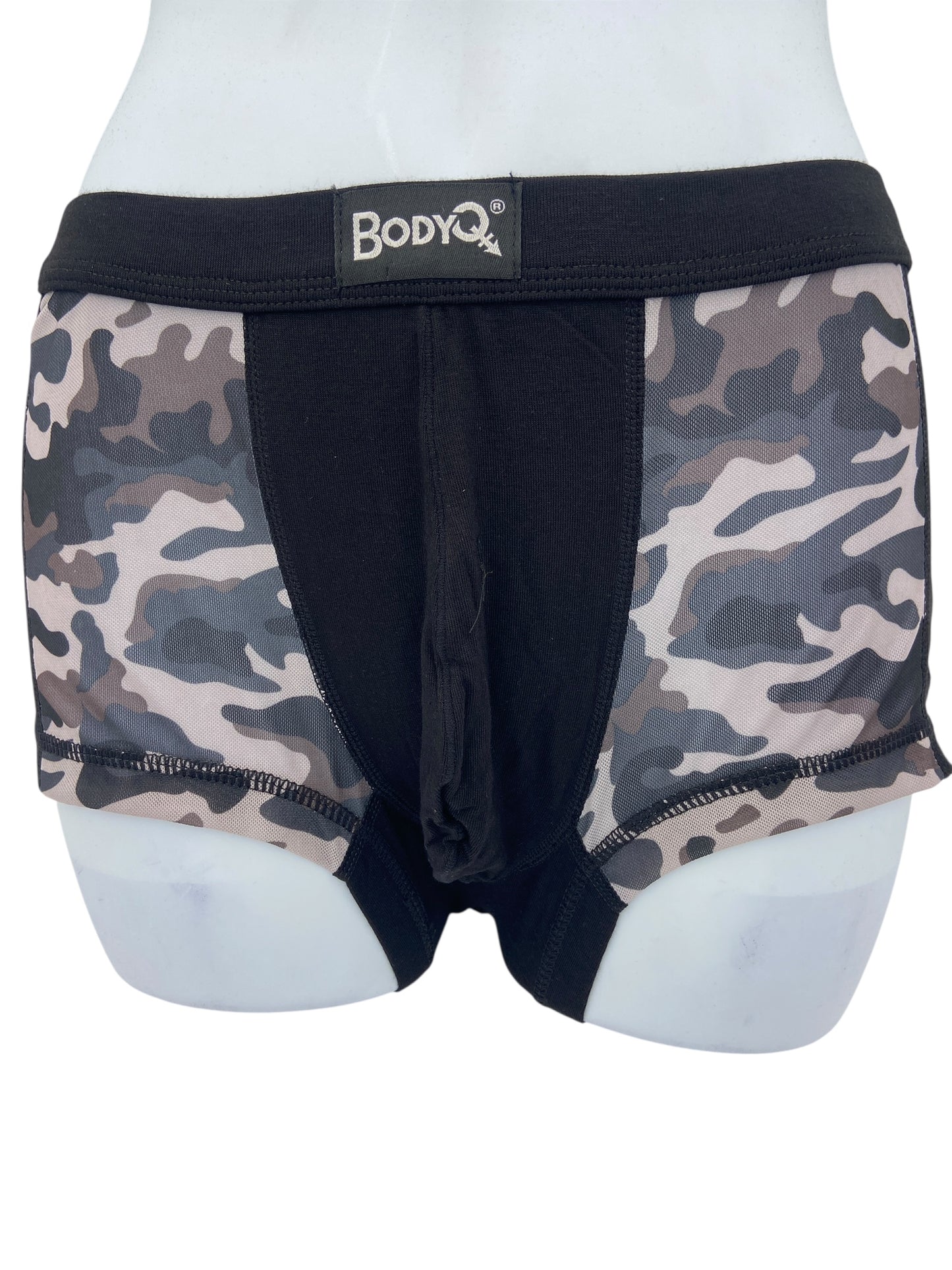 BodyQ Male Lingerie - Sexy Men’s Underwear Boxer – Military Look - S M L
