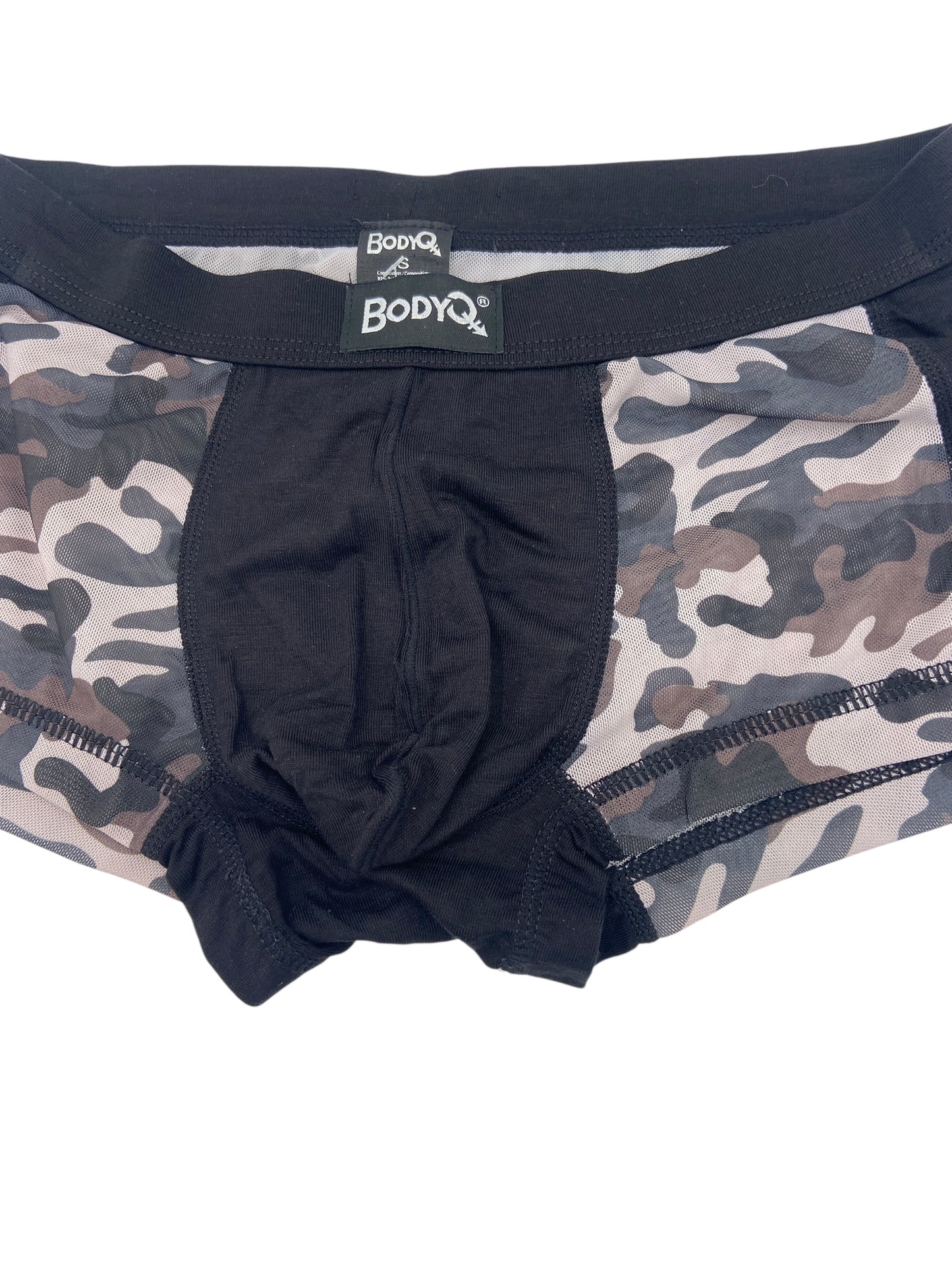 BodyQ Male Lingerie - Sexy Men’s Underwear Boxer – Military Look - S M L