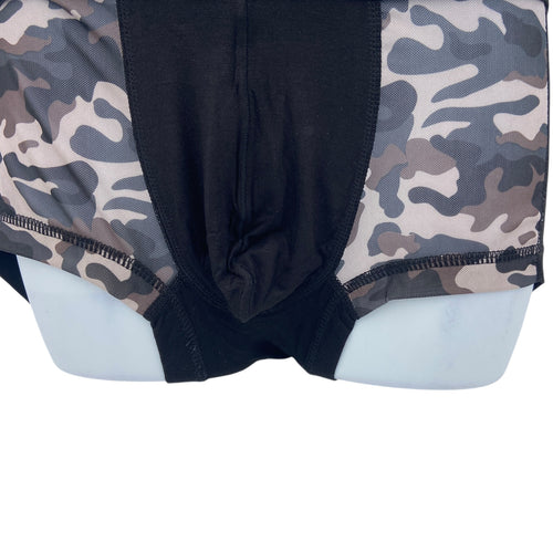 BodyQ Male Lingerie - Sexy Men’s Underwear Boxer – Military Look - S M L