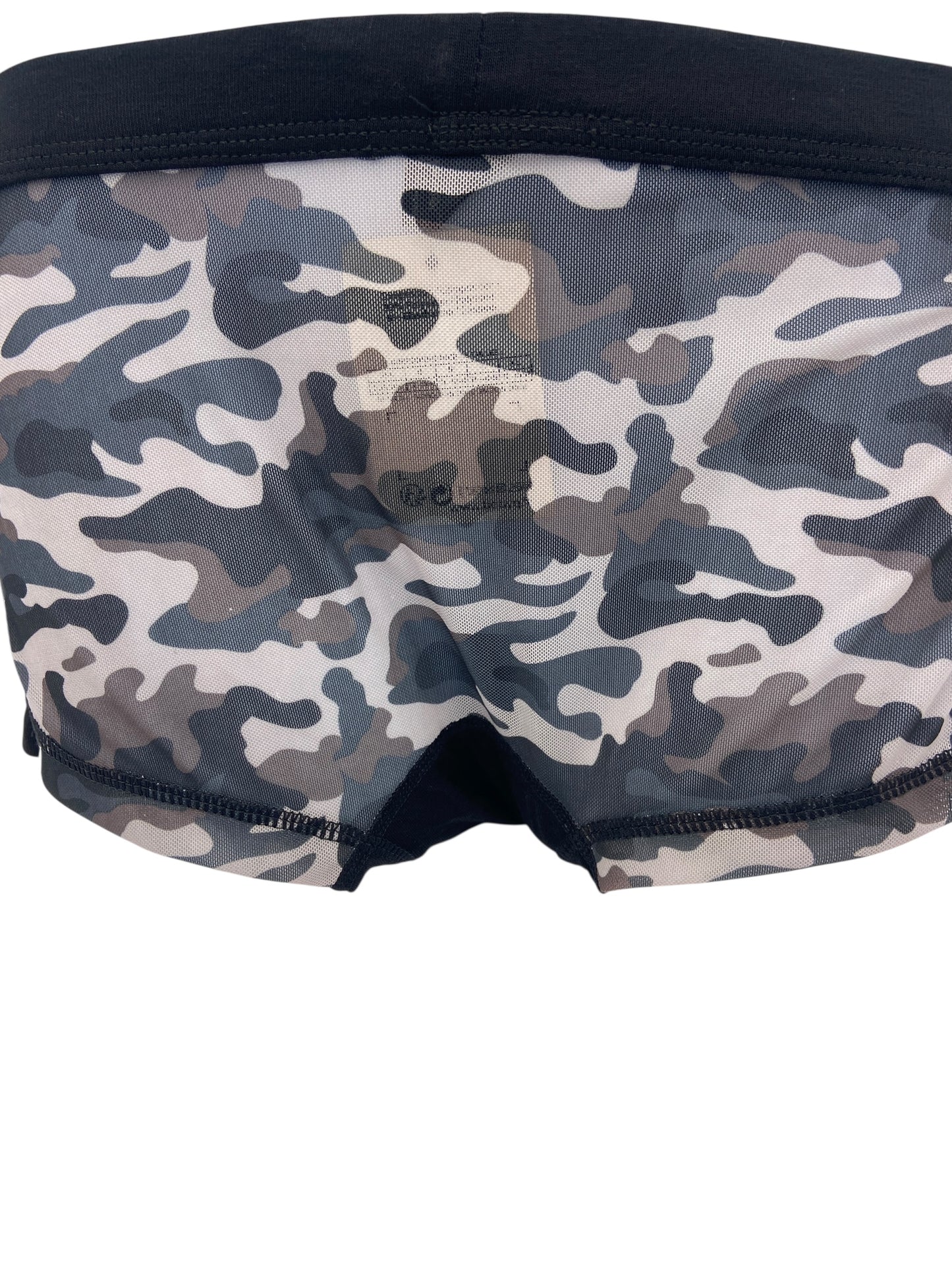 BodyQ Male Lingerie - Sexy Men’s Underwear Boxer – Military Look - S M L