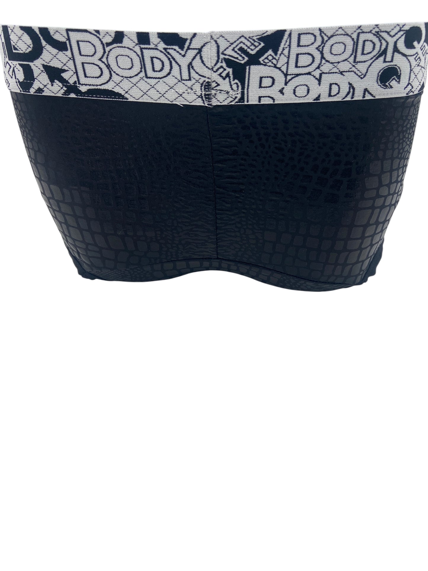 BodyQ Male Lingerie - Sexy Men’s Underwear Boxer – Grey Croc  - S M L XL