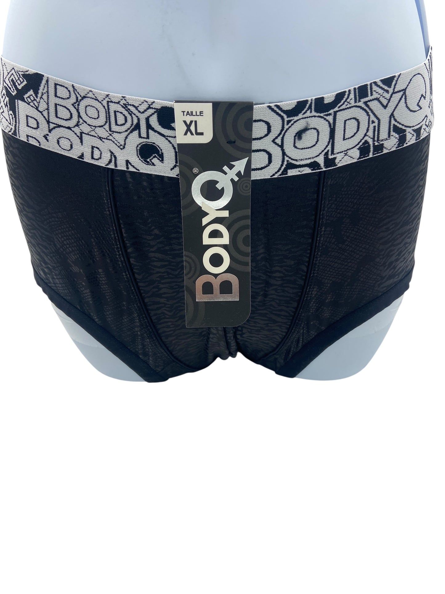 BodyQ Male Lingerie - Sexy Men’s Underwear Boxer – Grey Croc  - S M L XL