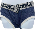 BodyQ Male Lingerie - Sexy Men’s Underwear Boxer – Denim Blue - S M L