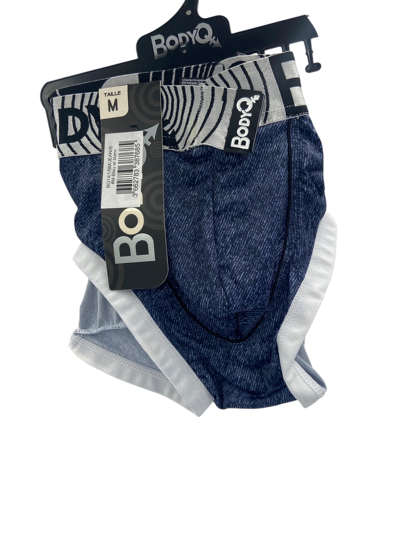BodyQ Male Lingerie - Sexy Men’s Underwear Boxer – Denim Blue - S M L