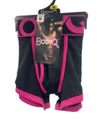 BodyQ Male Lingerie - Sexy Men’s Underwear Boxer – Black Pink Access - XS S M