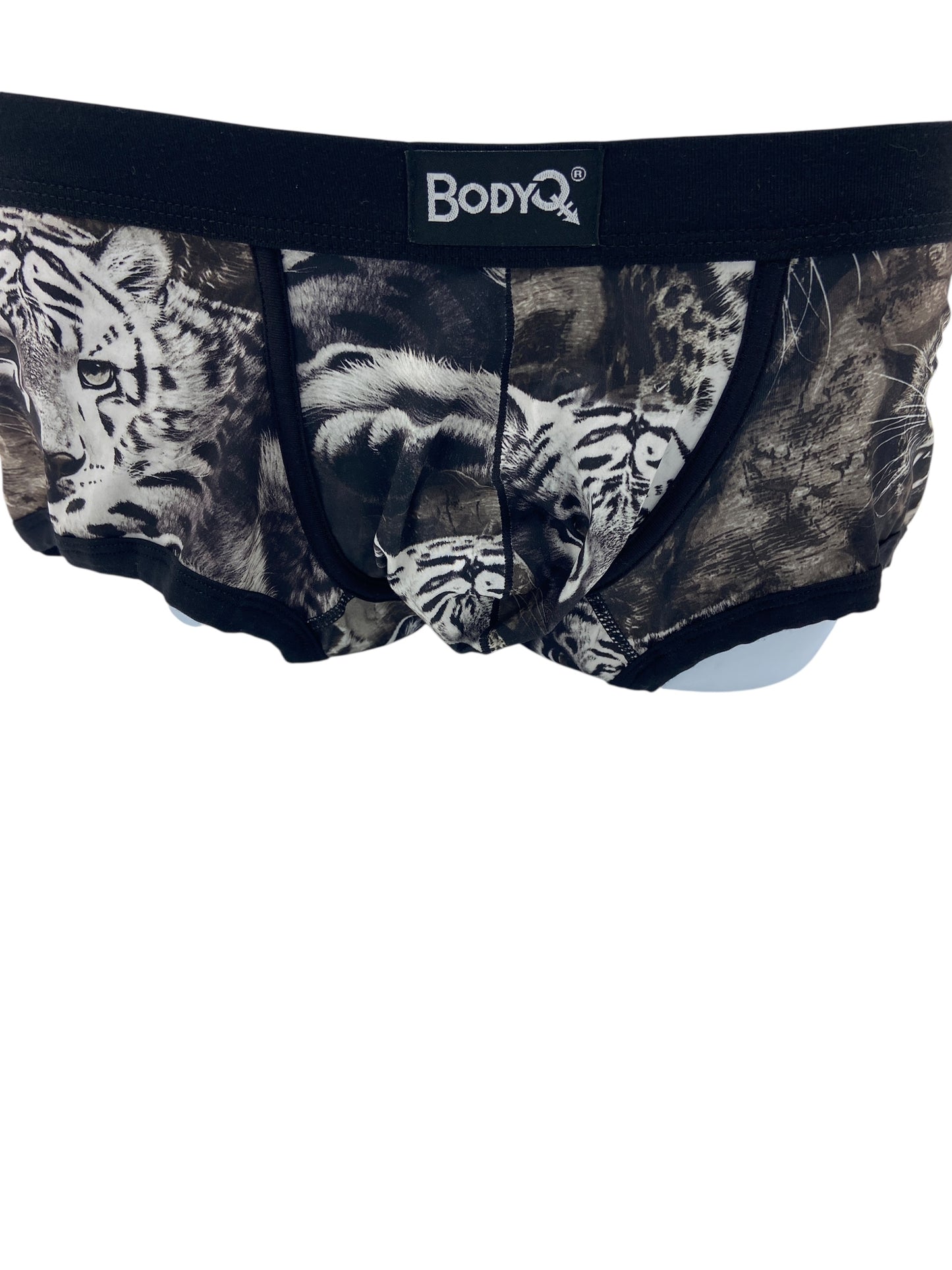 BodyQ Male Lingerie - Sexy Men’s Underwear Boxer – Tiger Look - S M L