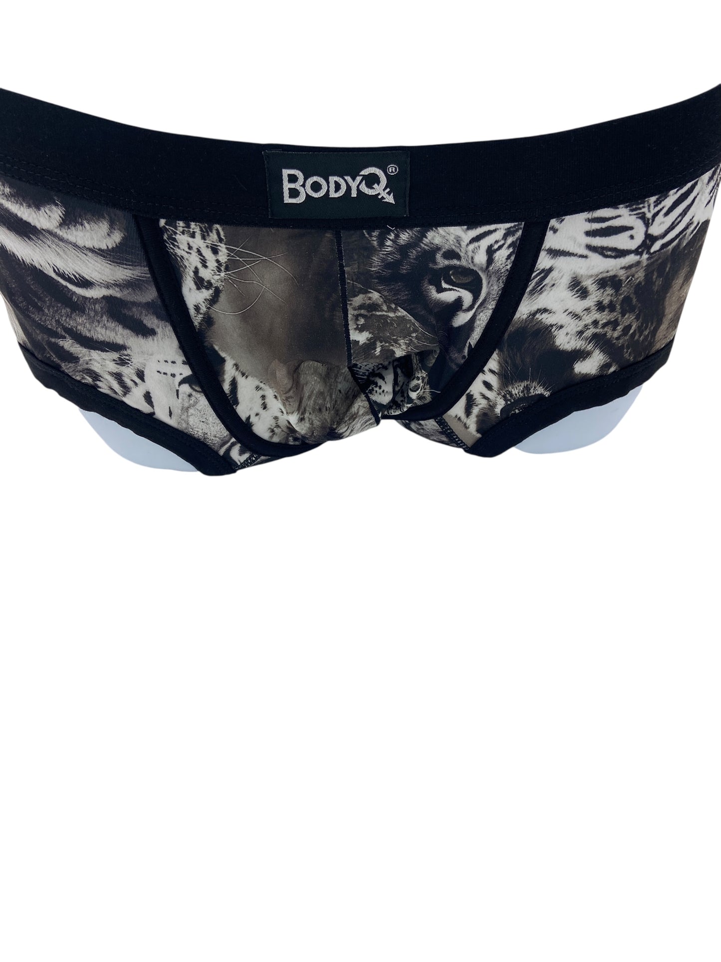 BodyQ Male Lingerie - Sexy Men’s Underwear Boxer – Tiger Look - S M L