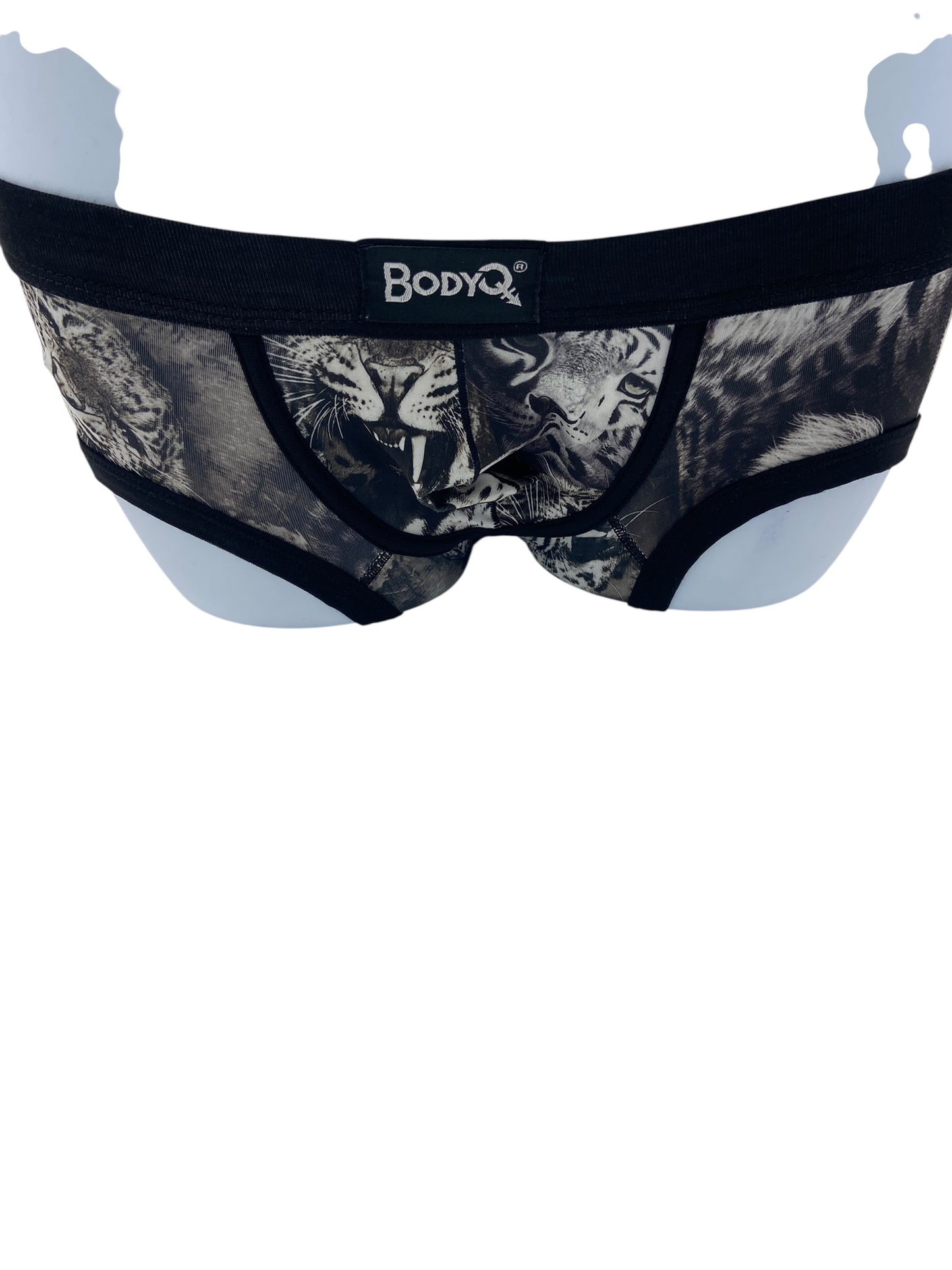 BodyQ Male Lingerie - Sexy Men’s Underwear Boxer – Tiger Look - S M L