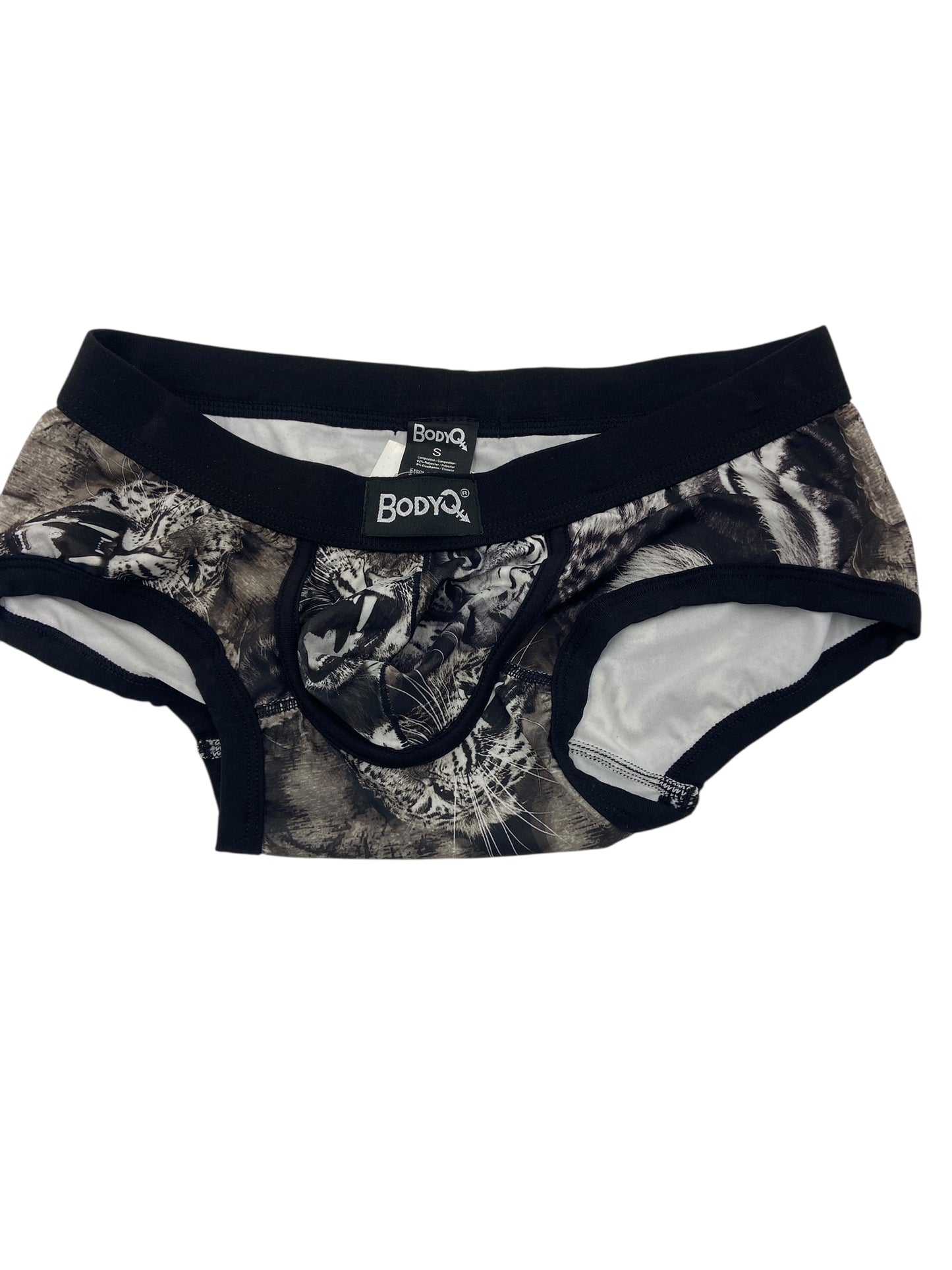 BodyQ Male Lingerie - Sexy Men’s Underwear Boxer – Tiger Look - S M L