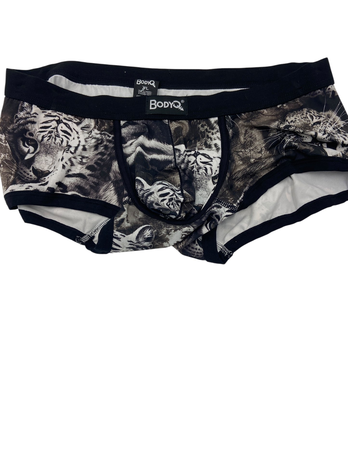 BodyQ Male Lingerie - Sexy Men’s Underwear Boxer – Tiger Look - S M L