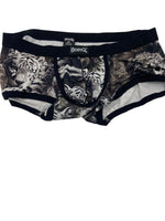 BodyQ Male Lingerie - Sexy Men’s Underwear Boxer – Tiger Look - S M L