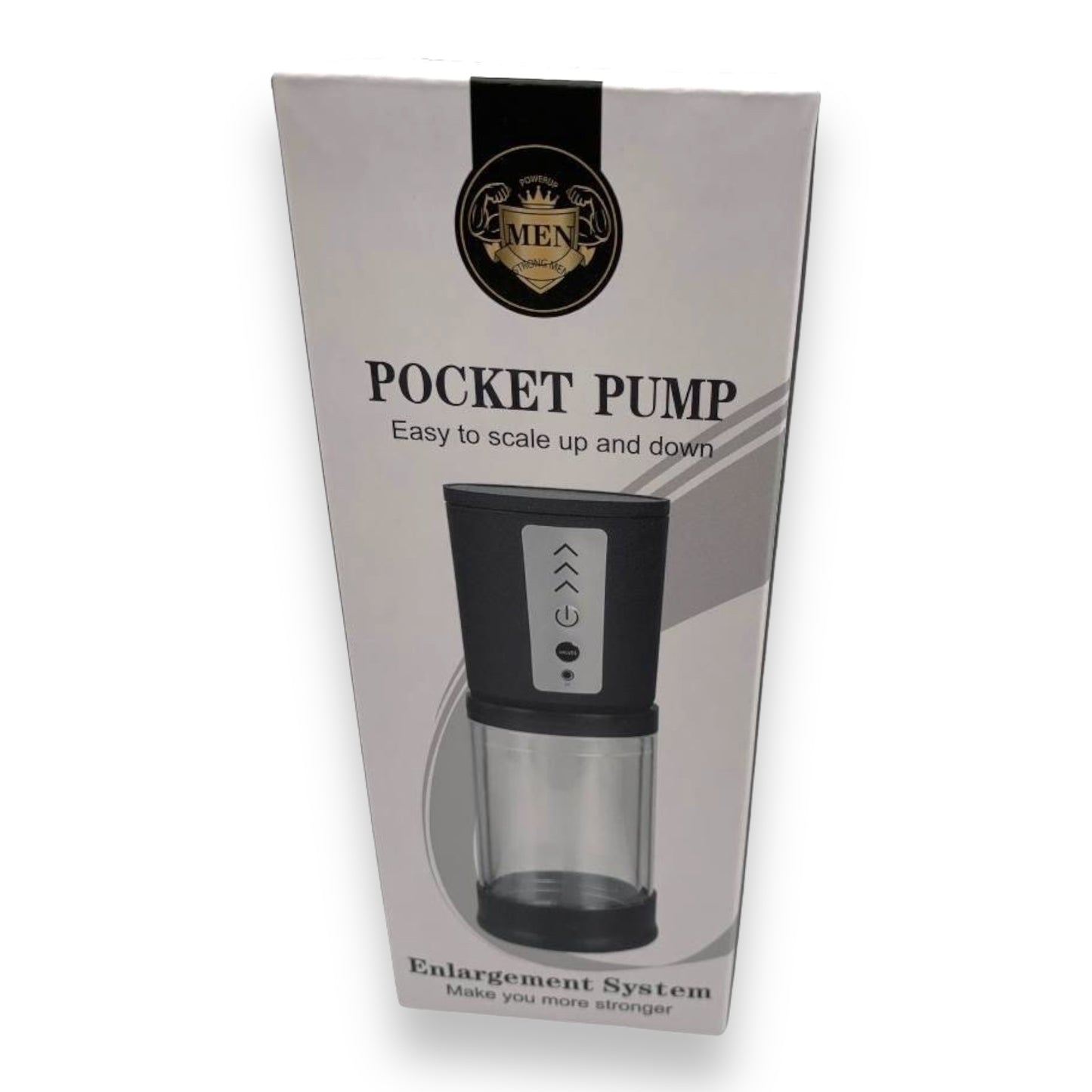 Argus - Automatic Pocket pump - electric Penis pump - Easy to scale up and down - Clear - 110088 - 25 cm x 7 cm