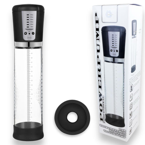 Boysoftoys Power Electric Vacuum Penis Pump - USB rechargeable - Big size 29 cm - dia 6,9 cm - 60-00013 - Colour box