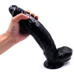 Power Escorts - BR229 Black - Monster John 10,9'' Mega Realistic Dildo 28 CM
