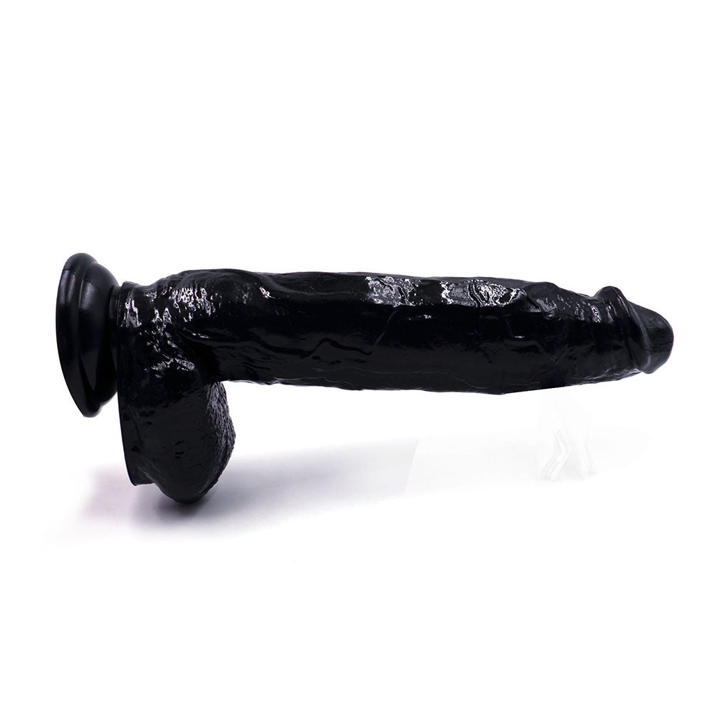 Power Escorts - BR229 Black - Monster John 10,9'' Mega Realistic Dildo 28 CM