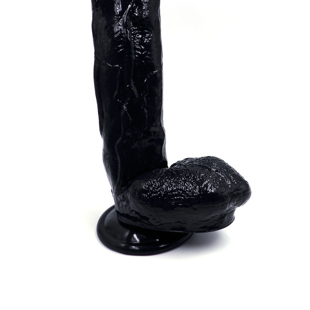 Power Escorts - BR229 Black - Monster John 10,9'' Mega Realistic Dildo 28 CM