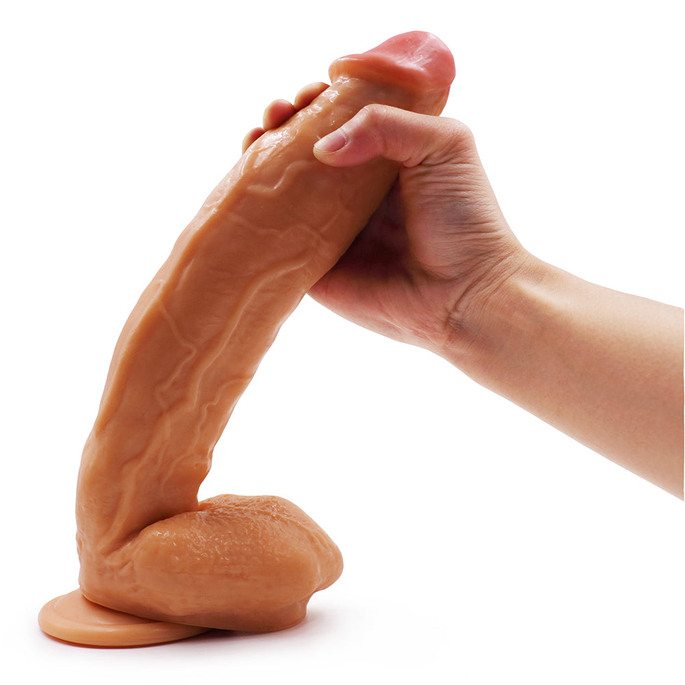 Power Escorts - BR229 Flesh - Monster John 11 Inch Mega Realistic Dildo app. 29 CM