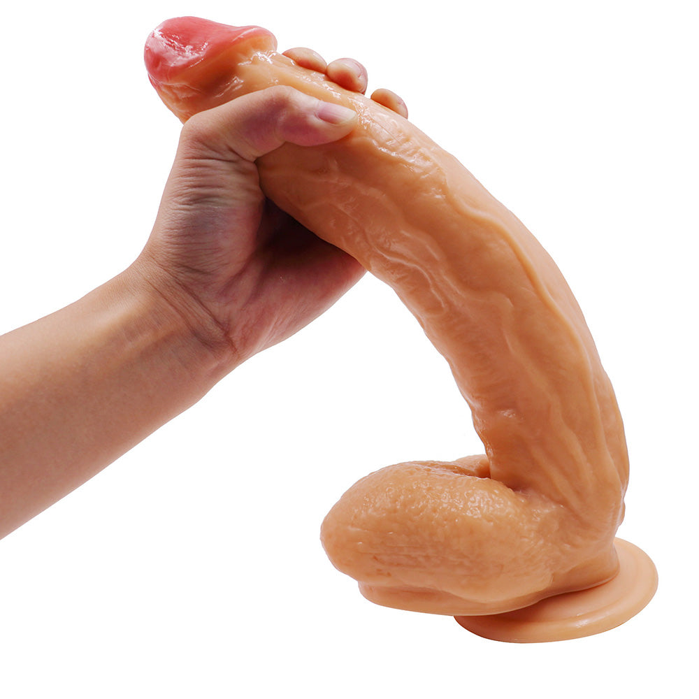 Power Escorts - BR229 Flesh - Monster John 11 Inch Mega Realistic Dildo app. 29 CM