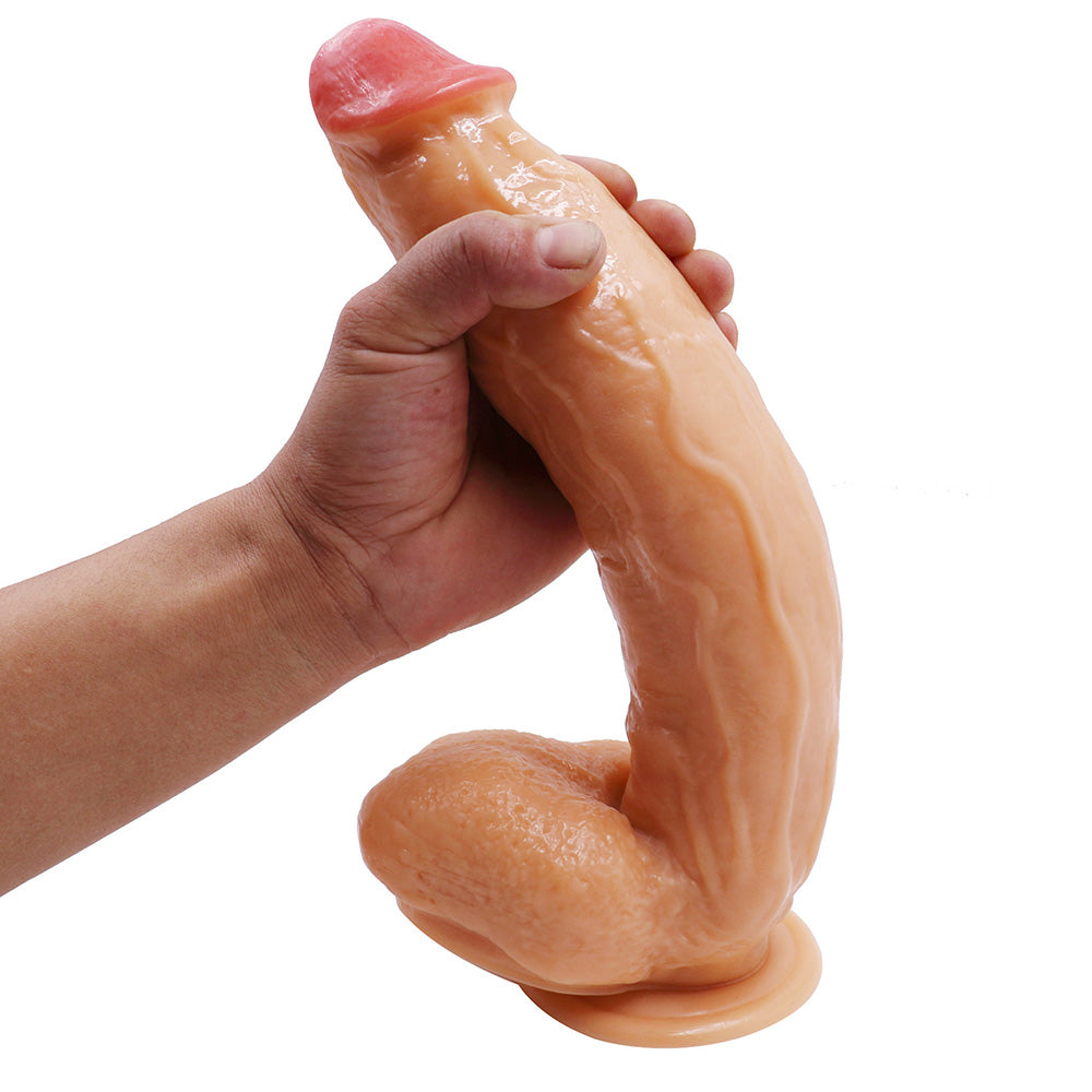 Power Escorts - BR229 Flesh - Monster John 11 Inch Mega Realistic Dildo app. 29 CM