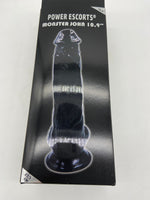 Power Escorts - BR229 Black - Monster John 10,9'' Mega Realistic Dildo 28 CM