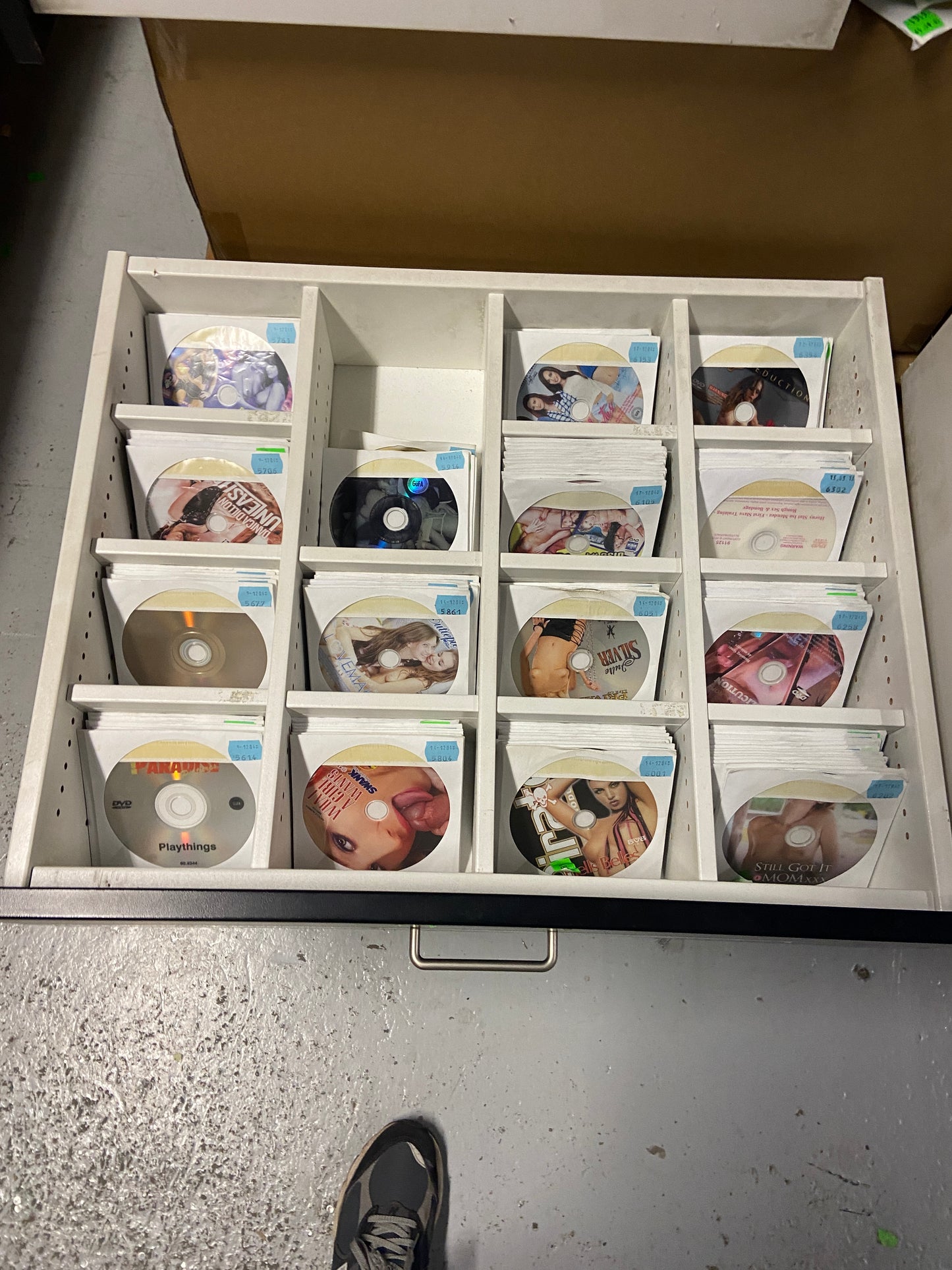 Dvd Mix 100 Titles Packed In White Paper Sleeve with transparant window