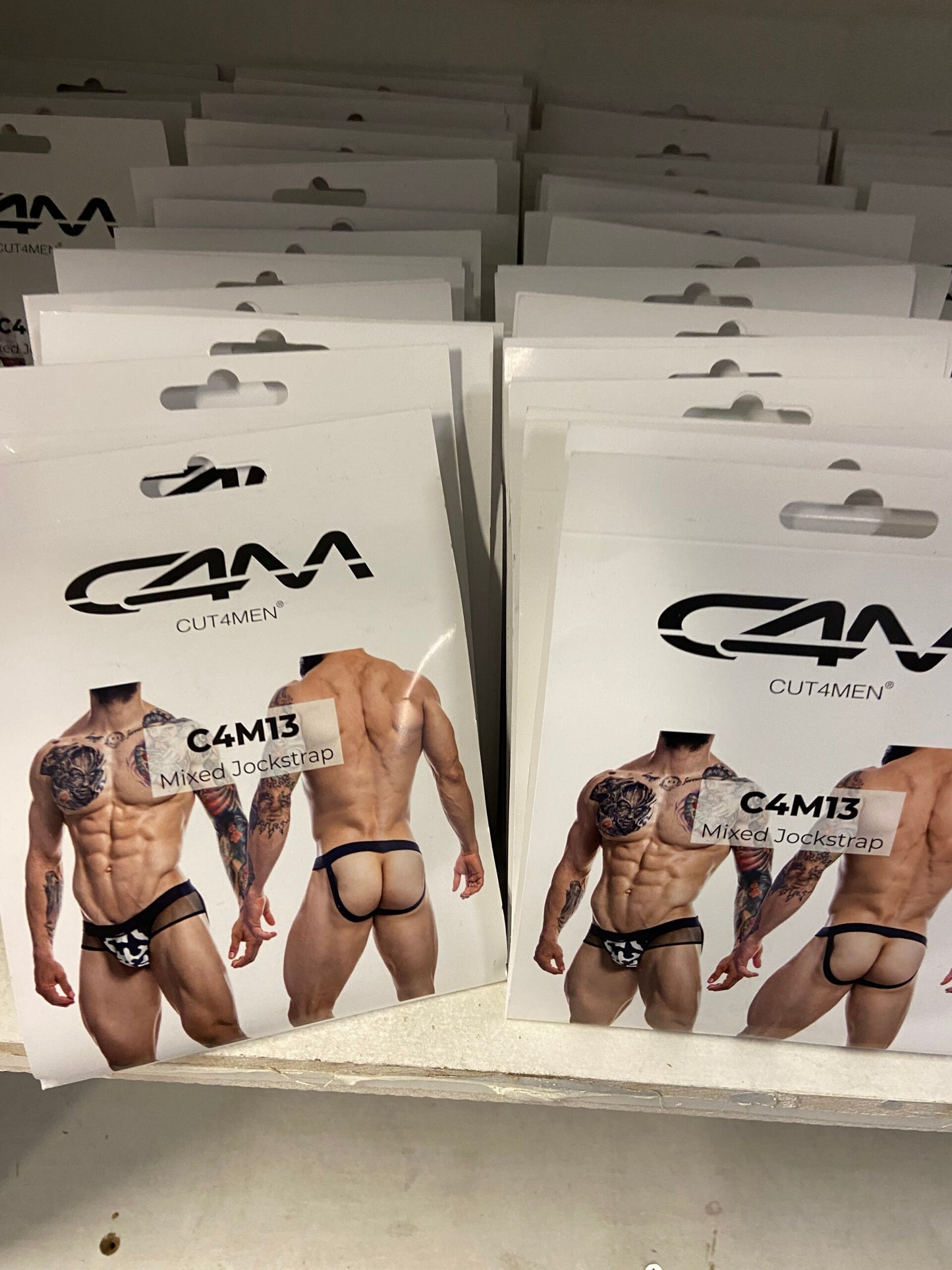 CUT4MEN - C4M13 - Jockstrap Men Underwear - 12 Pieces - 3 Colours - 4 Sizes - 1 Piece