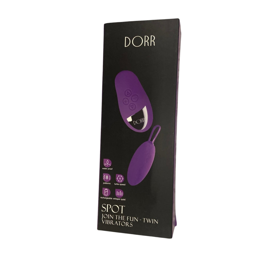 DORR - SPOT - 2-in-1 Vibrator – Purple, 6 Vibration Modes & Turbo Speed