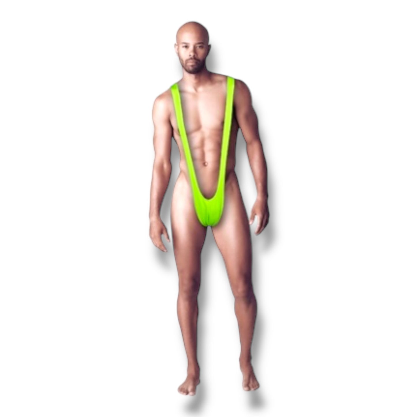 Kinky Pleasure - OB011 - Mankini Green - One Size Fits Most