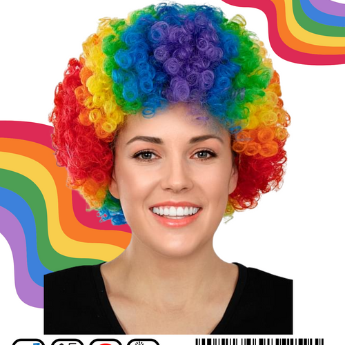 Kinky Pleasure - KPP012 - Pride - Rainbow Wig - One Size