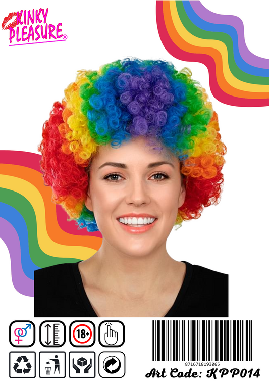 Kinky Pleasure - KPP012 - Pride - Rainbow Wig - One Size
