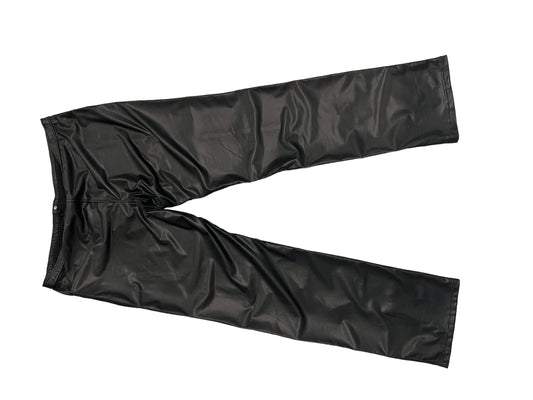 Noir - LL106 - Black Long Pants With Black Stripes - Size 4XL